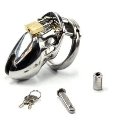 MAE-Toys Metalen CeeBee-6000 Stalen Kuisheidskooi - Korte Versie -Sextoys voor hem Verkoop steel cb6000 1