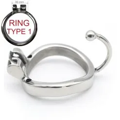 MAE-Toys Anatomisch Gevormde Back Ring (50mm) Met Bal-splitter Voor Kuisheidskooien