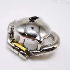 MAE-Toys Stainless Steel Micro Chastity Device Cock Cage