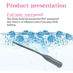 MAE-Toys 10 Programma Zwarte Urethrale Siliconen Sound-Vibrator -Sextoys voor hem Verkoop usb sound 6 3