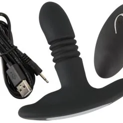 XouXou - Silicone LoveToys Stotende En Vibrerende Buttplug En Afstandsbediening Van XouXou -Sextoys voor hem Verkoop xouxou vibrating buttplug 9 3