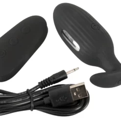 XouXou - Silicone LoveToys Vibrerende E-Stim Butt Plug Van XouXou 16 XouXou - Silicone LoveToys Vibrerende E-Stim Butt Plug Van XouXou -Sextoys voor hem Verkoop xouxou vibrating e stim buttplug 10 3