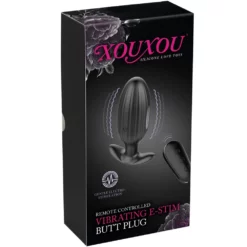 Sextoys voor hem Verkoop 49 XouXou - Silicone LoveToys Vibrerende E-Stim Butt Plug Van XouXou