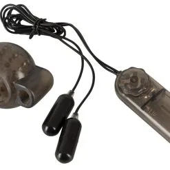 Rekbare Eikelsleeve Met Stimulerende Noppen En 2 Vibro-kogels Met Meerdere Snelheden Van You2Toys -Sextoys voor hem Verkoop you2toys 05989680000 Glans Sleeve with Vibration
