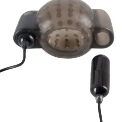 Rekbare Eikelsleeve Met Stimulerende Noppen En 2 Vibro-kogels Met Meerdere Snelheden Van You2Toys -Sextoys voor hem Verkoop you2toys Glans Sleeve with Vibration 05989680000