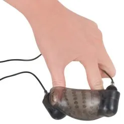 Rekbare Eikelsleeve Met Stimulerende Noppen En 2 Vibro-kogels Met Meerdere Snelheden Van You2Toys -Sextoys voor hem Verkoop you2toys Glans Sleeve with bullet Vibration 05989680000 1